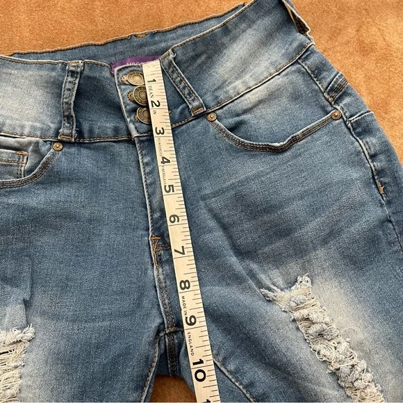 BAMBOO High Rise Stretch Skinny Jeans Size 5 - Picture 11 of 16